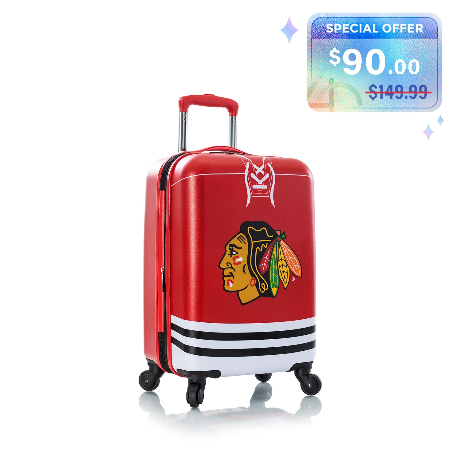 NHL 21 Inch Luggage -  Chicago Blackhawks