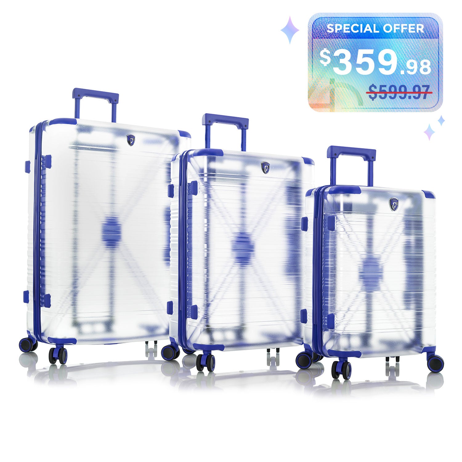 Heys X-Ray 3 Piece Luggage Set