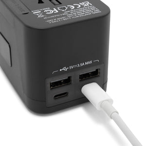 Adaptateur de voyage tout-en-un Super ELITE® – avec USB