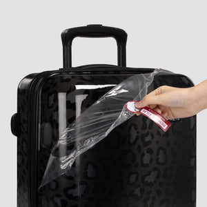 Elite Fashion Spinner® - Black Leopard 26 Inch Luggage