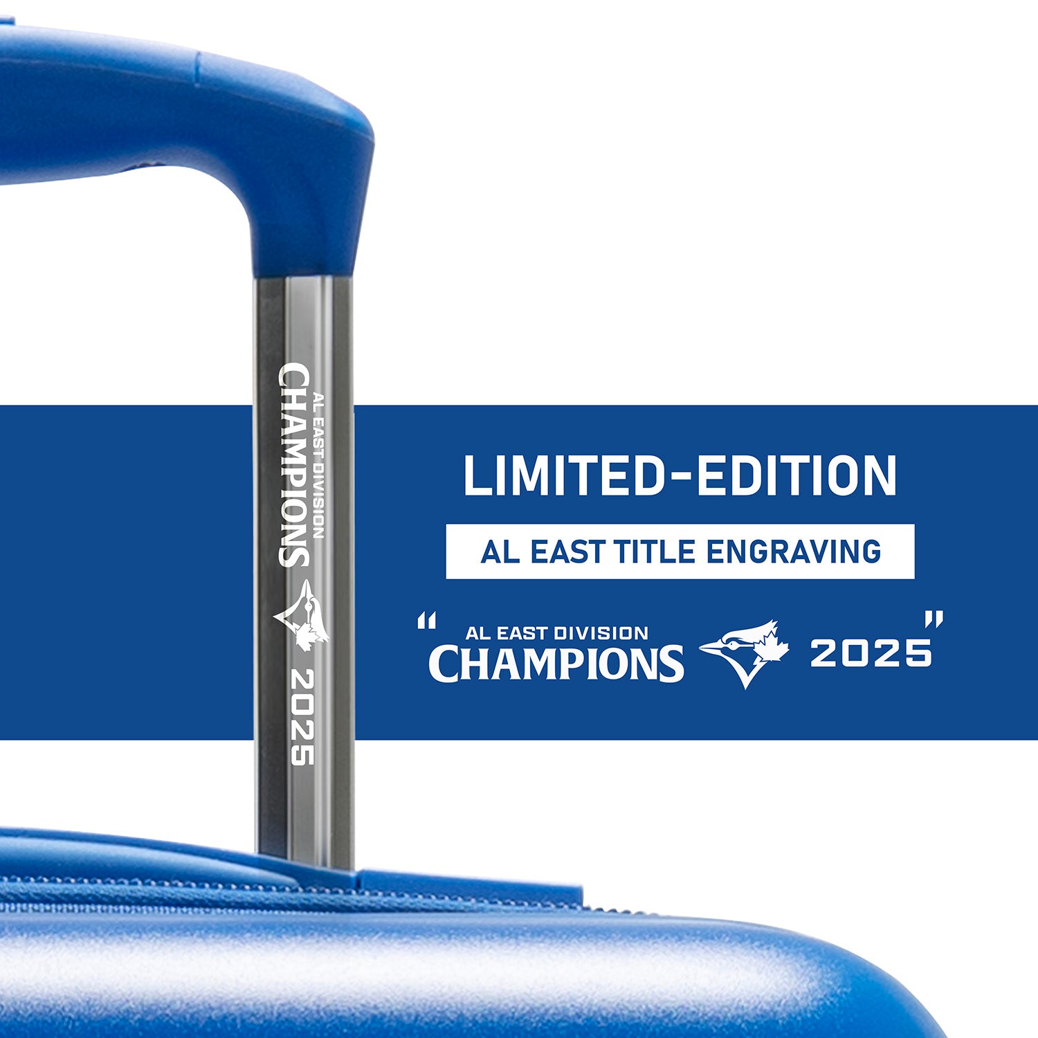 MLB 21 Inch Luggage - Toronto Blue Jays | Limited-Edition AL East Title Engraving