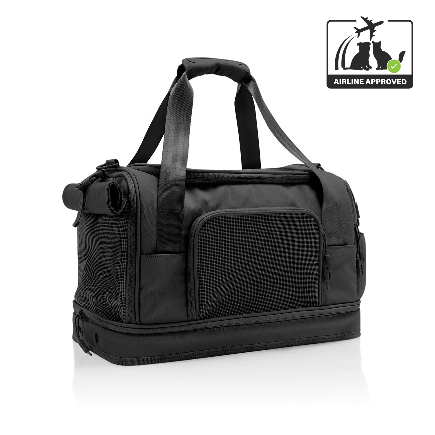 Pawsenger Pet Carrier - Black | Airline Approved - (PRE-ORDER SHIPPING MID AUGUST)