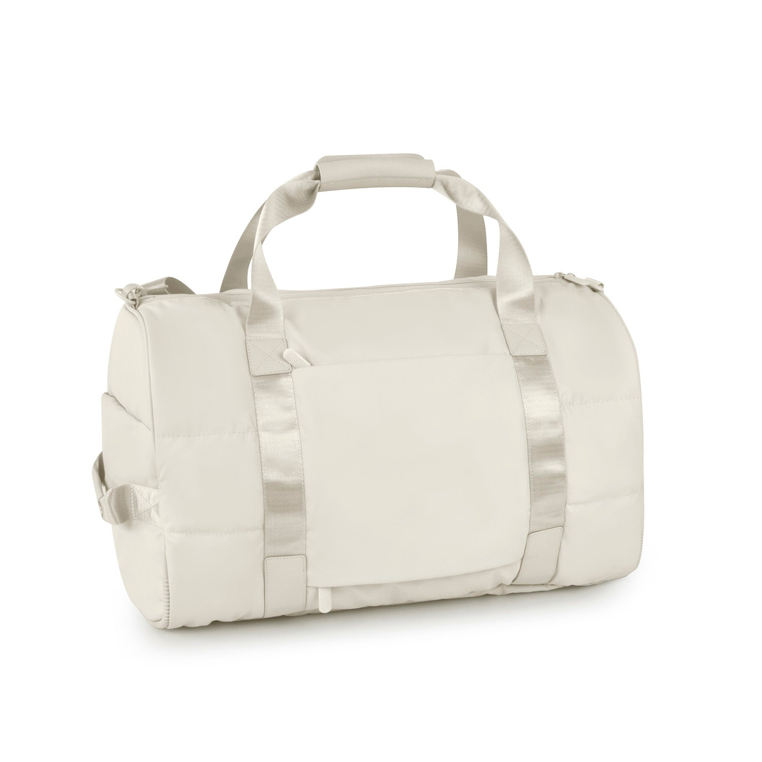 The Puffer Duffel Bag - Off White