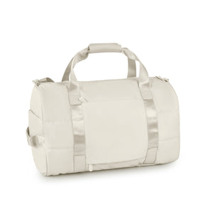 Le sac polochon matelassé - Blanc cassé
