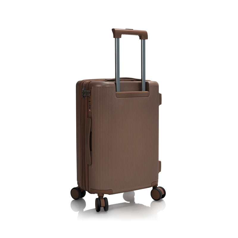 Earth Tones 21 Carry on Luggage back I Spinner Luggage