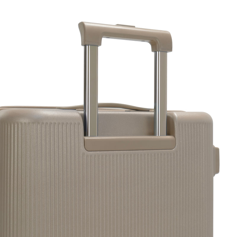 Earth Tones 3 Piece Luggage Set handle I Spinner Luggage