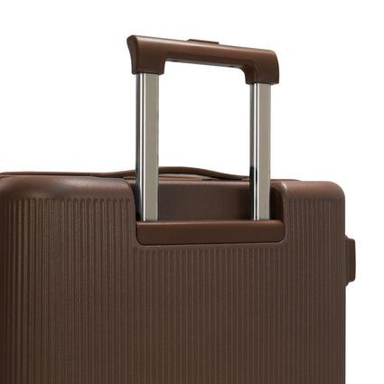 Earth Tones 21 Carry on Luggage handle I Spinner Luggage