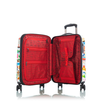 Fernando By Heys -Canada II 21" Carry-On Luggage Open | Lightweight Luggage