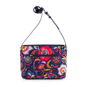 Sac bandoulière imprimé Bliss - Marine