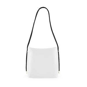 Sac bandoulière color block True Blue – Noir/Blanc