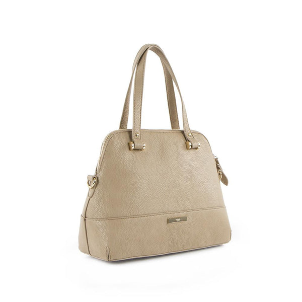 True Blue Dome Satchel - Taupe