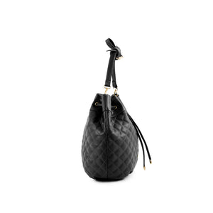 Sac bourse matelassé La Mode – Noir