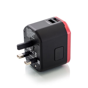 Adaptateur de voyage tout-en-un - ELITE® avec USB