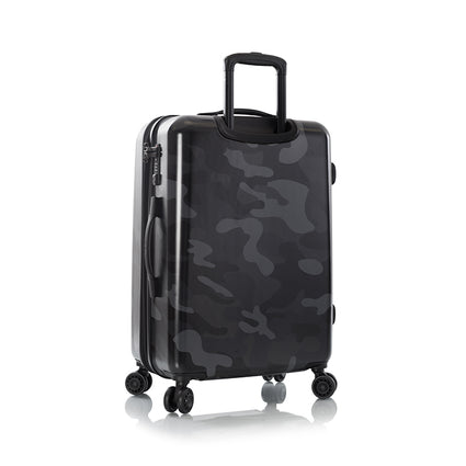 Fashion Spinner 26" Luggage - Black Camo Back View