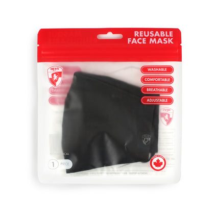 Reusable Face Masks - Black 2 Pack