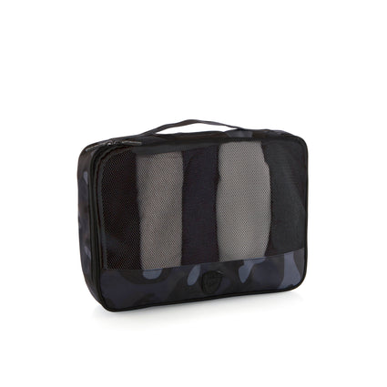 Black Camo 5pc Set Packing Cubes