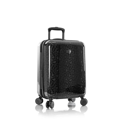 Black Leopard 21" Spinner® Carry-On Luggage | Fashion Luggage
