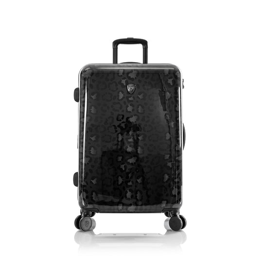 Fashion Spinner 26" Luggage - Black Leopard Front