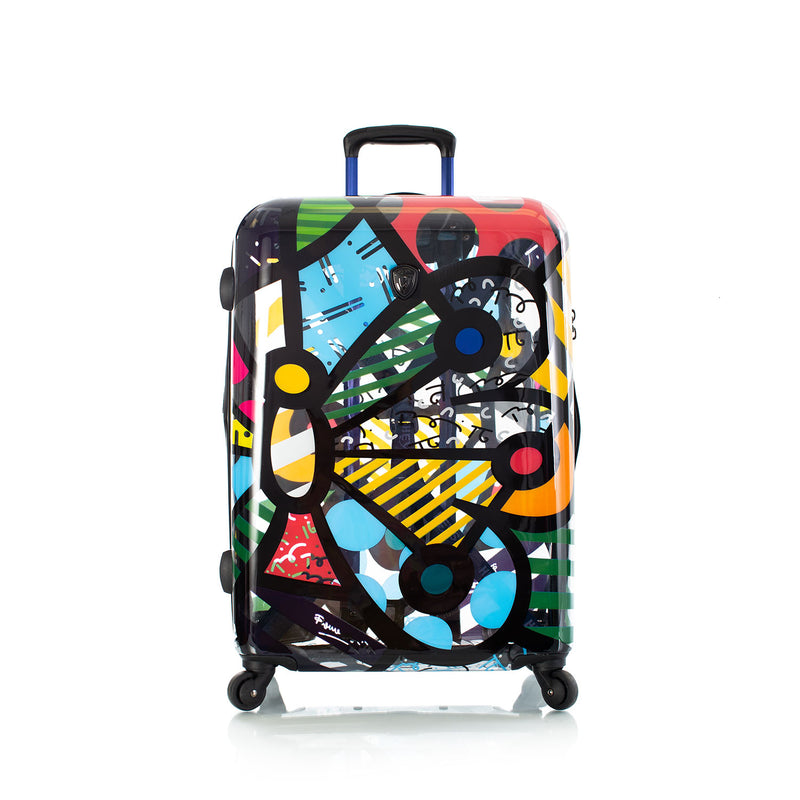 Britto Transparent 26" Luggage - Butterfly Front