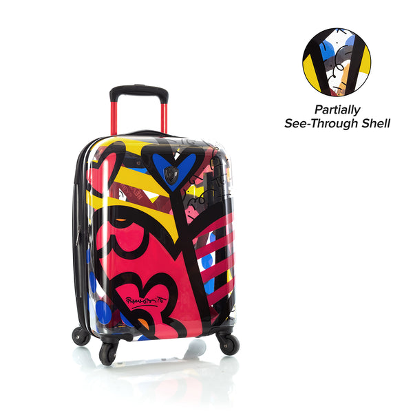 Britto - A New Day Transparent 21" Carry On Luggage | 21 Carry On Luggage