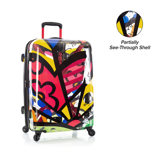 Britto Transparent 26" Luggage - A New Day