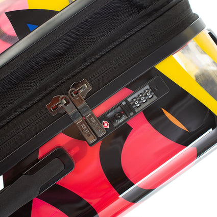 Britto - A New Day Transparent 30" lock | Lightweight Luggage