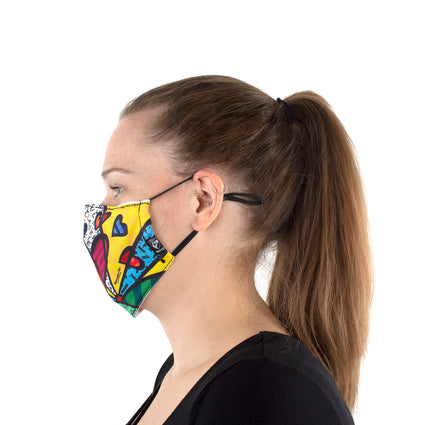 Reusable Face Masks - Britto New Day and Black