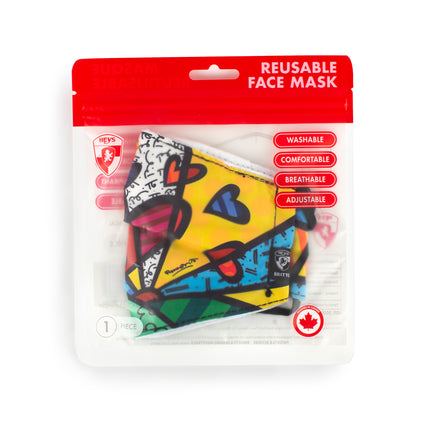 Reusable Face Masks - Britto New Day and Black