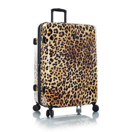 Brown Leopard Fashion 30" Luggage Front
