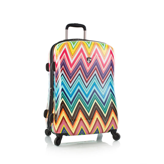Colour Herringbone 2G 26" Fashion Spinner Luggage | Spinner Luggage