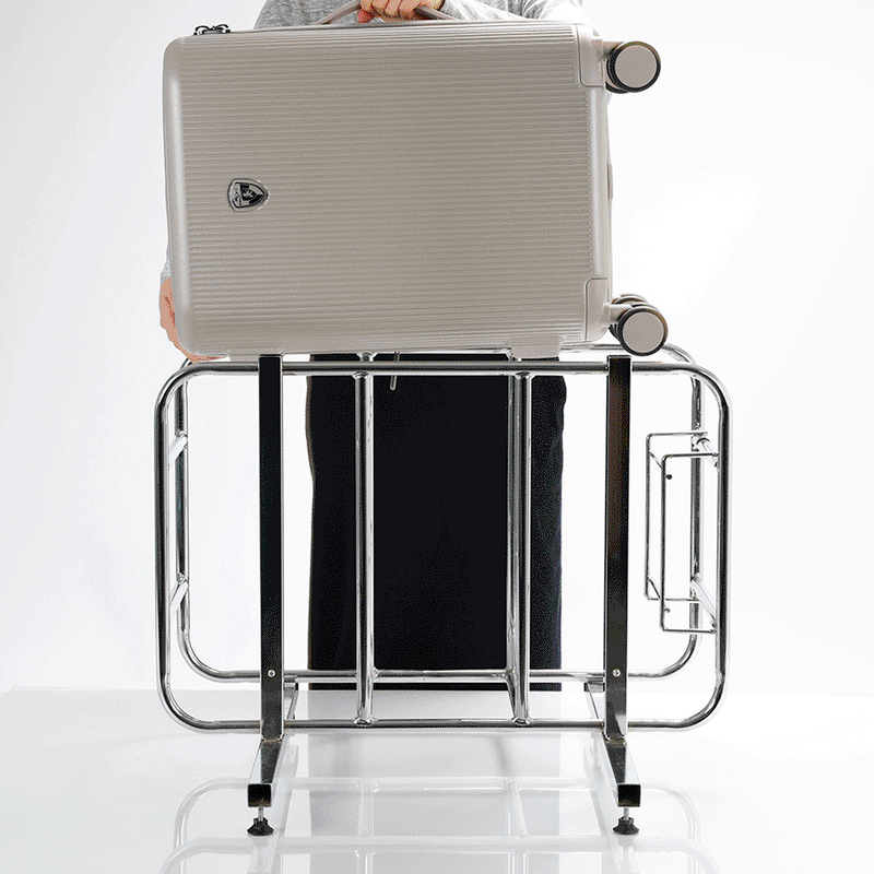 Earth Tones 21 Carry on Luggage gif I Spinner Luggage