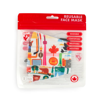 Reusable Face Masks - FVT Canada and Black