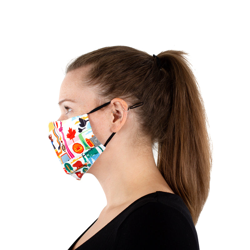 Reusable Face Masks - FVT Canada 2 Pack