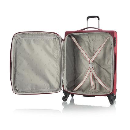 Helix Soft Side 26" Luggage Open