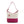 Sac hobo Spring Bliss Colour Block avec pampille - Framboise/Blanc