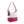 Sac hobo Spring Bliss Colour Block avec pampille - Framboise/Blanc