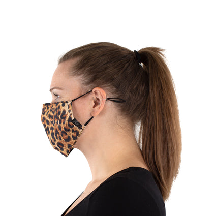 Reusable Face Masks - Leopard 2 Pack
