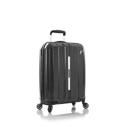 Maximus 22" Spinner Carry-On Luggage Front Black | Spinner Luggage