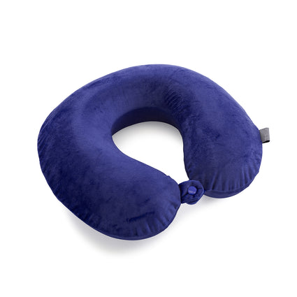 Memory Foam Travel Pillow - Blue