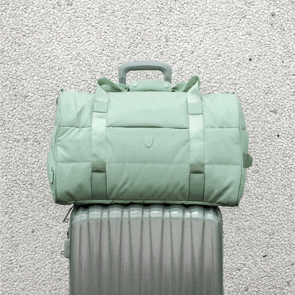 The Puffer Duffel Bag - Rose