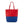 Sac cabas color block Saint-Tropez - Coquelicot/Pervenche