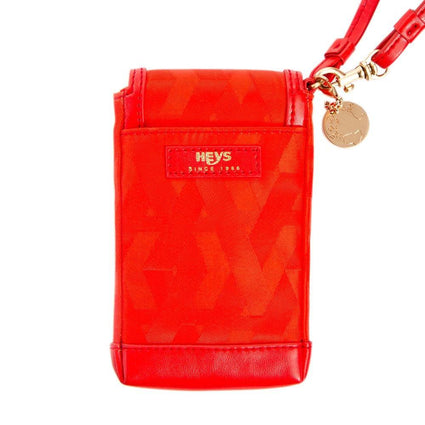 Signature Jacquard Phone Holder - Orange