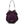 Grand sac bourse Soho en suède et cuir - Violet