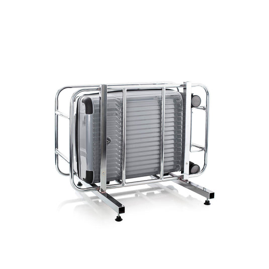 Tekno Silver 21" Carry On Luggage cage | Tech Traveler Luggage