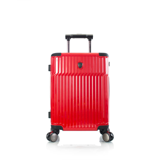 Tekno Red 21" Carry-On Luggage Front | Tech Luggage