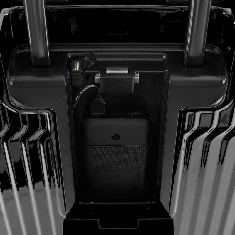 Tekno Black 21" Carry On Luggage