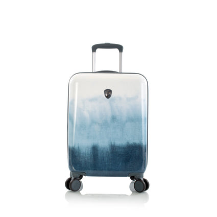 Tie-Dye Blue 21" Spinner™ Carry-On Luggage Front | Fashion Luggage