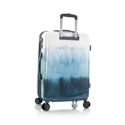 Fashion Spinner - Tie-Dye Blue 3 Piece Luggage Set Back