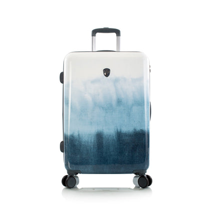Fashion Spinner - Tie-Dye Blue 3 Piece Luggage Set Front