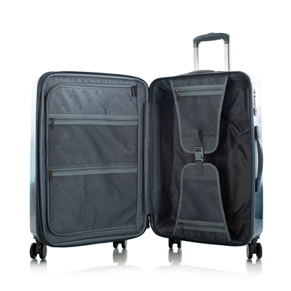 Fashion Spinner 26" Luggage - Tie-Dye Blue Open